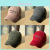 Baseball Cap For Women With Embroidered Design And Sun Protection For Spring And Autumn Wear