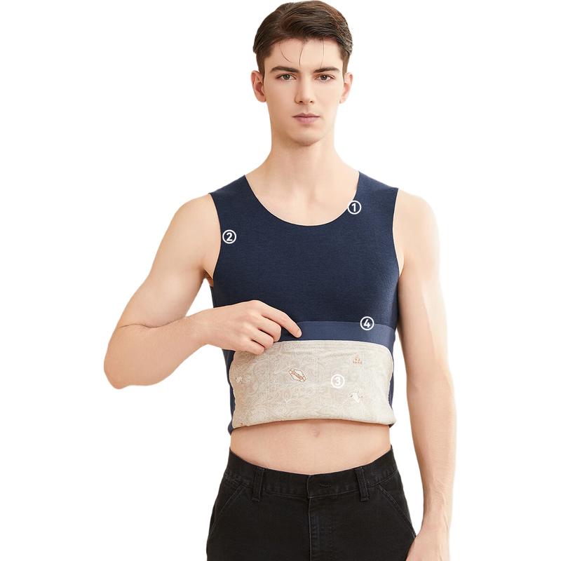 

MaoRen 100% шерстяной наполнитель 7A антибактериальный терможилет XL