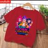 2025 Sommer Kpop Dämonenjäger T-Shirt Kinder Cartoon Anime Meme Druck Kleidung Rundhals Basic Jungen Oberteile Lässige Hemden Geschenk