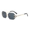 2025 Trendy Frameless Cut-Edge Anti-UV High-End Street Style Sunglasses