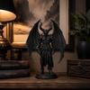 Halloween Demon Knight Figurine 3D Printed Desktop Ornament Black Demon Statue  Table