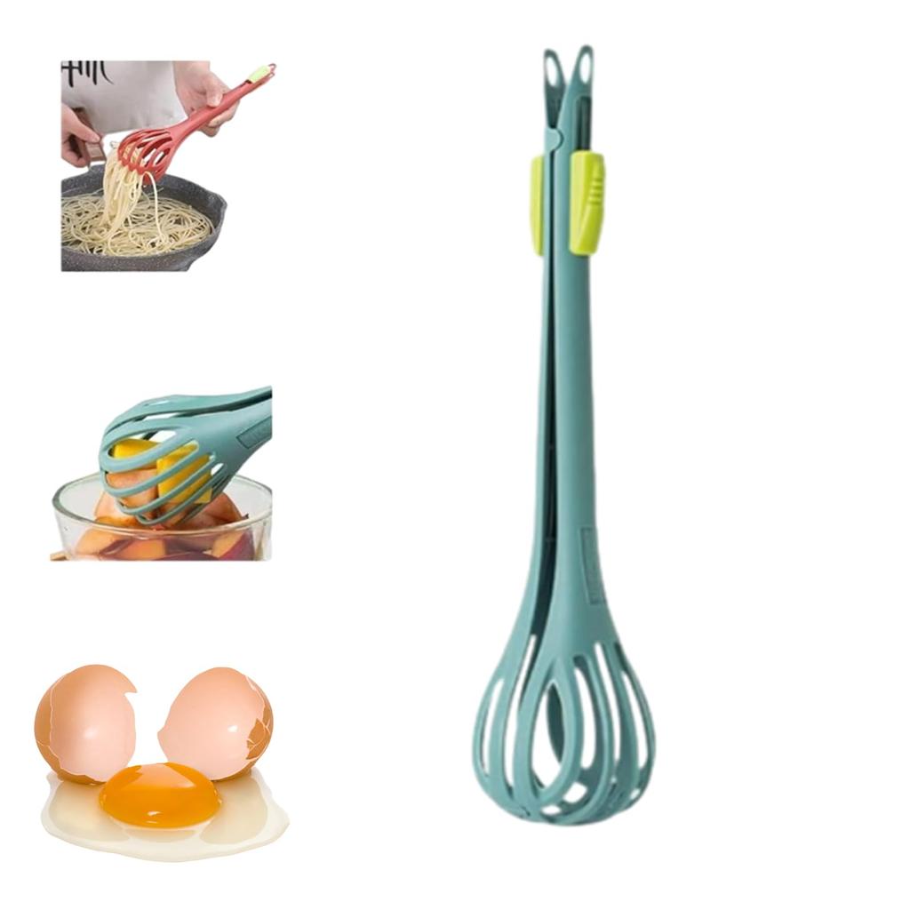 Multifunctional Egg Beater, 2 in 1 Food Clip & Egg Whisk, Multifunctional Kitchen Tool, Egg Beater, Whisker Tool, Egg Tool, Kitchen Whisk, For Cooking