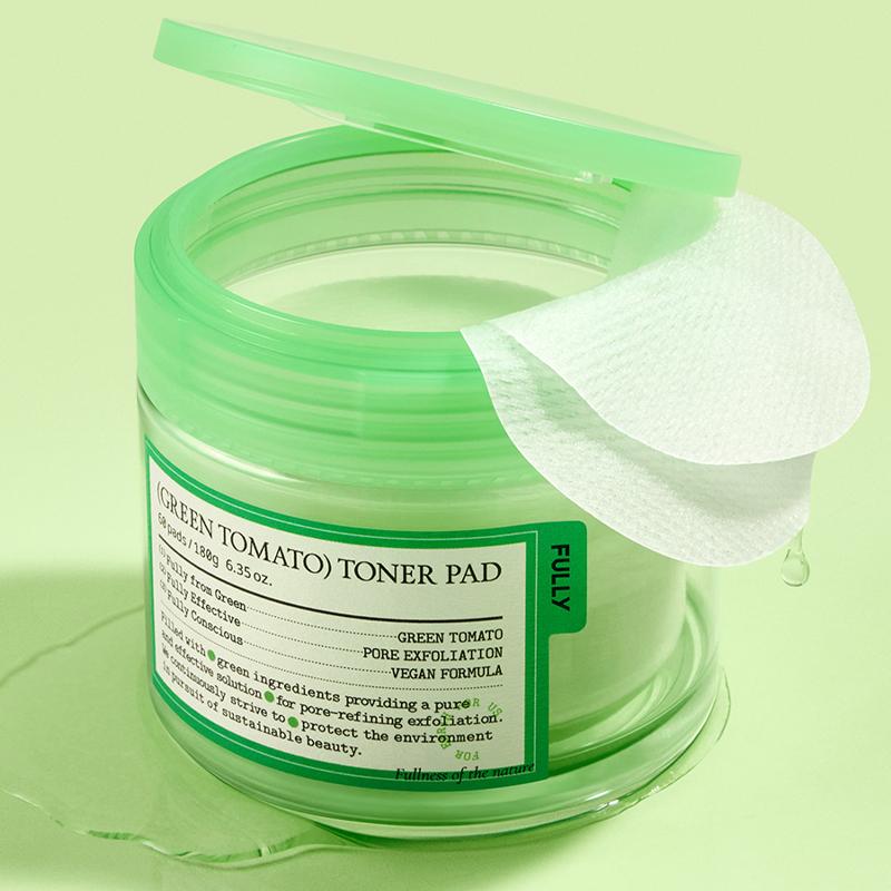 [FULLY] Green Tomato Toner Pad 180g 60EA