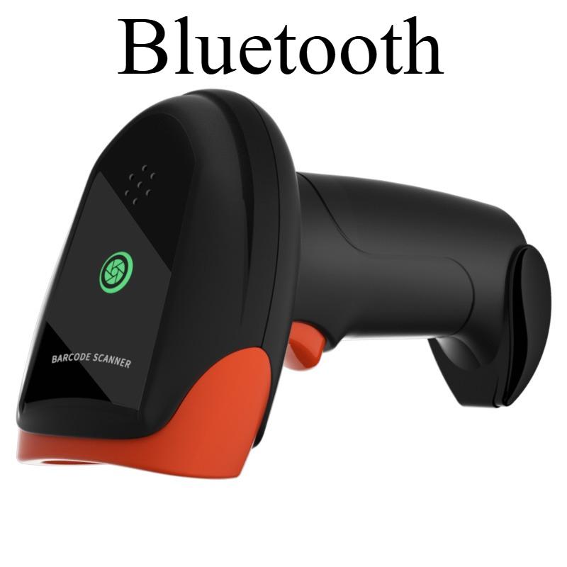 1D 2D Barcode Scanner Wireless Bluetooth Portable Handheld Gun QR/PDF417 Code Reader for Parcel Delivery Document Logistics Data