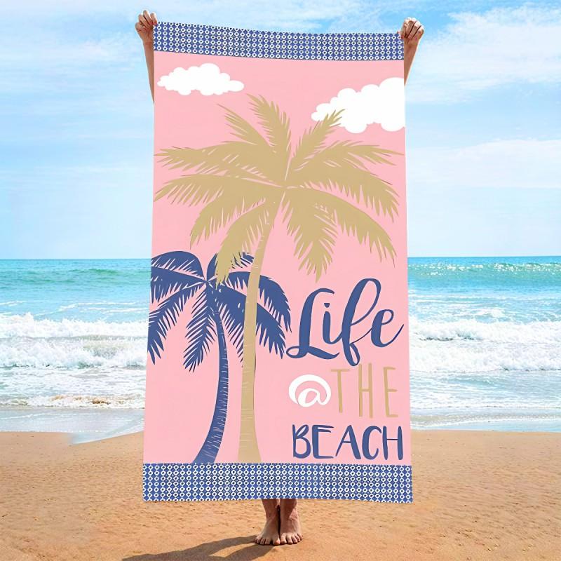 Ultra Absorbent Microfiber Beach Towel Quick Dry Printed Large Bath 90x180cm