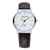 YAZOLE Men Watches Roman Numerals Blu-Ray Faux Leather Band Analog Quartz Watch Fashion Business Men's Wrist Watch Reloj Hombre