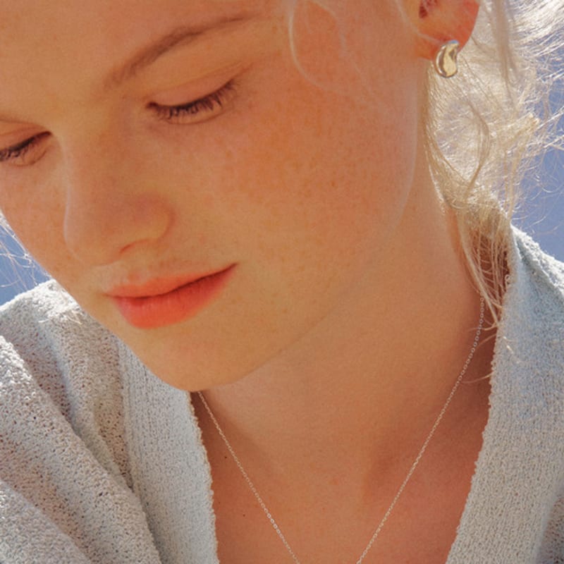 ACOOPU [925 Silver] Street bean Earrings