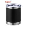 50pack Custom logo 10Oz Tumbler Stainless Steel Double Wall Insulated Printed Tumbler with lids