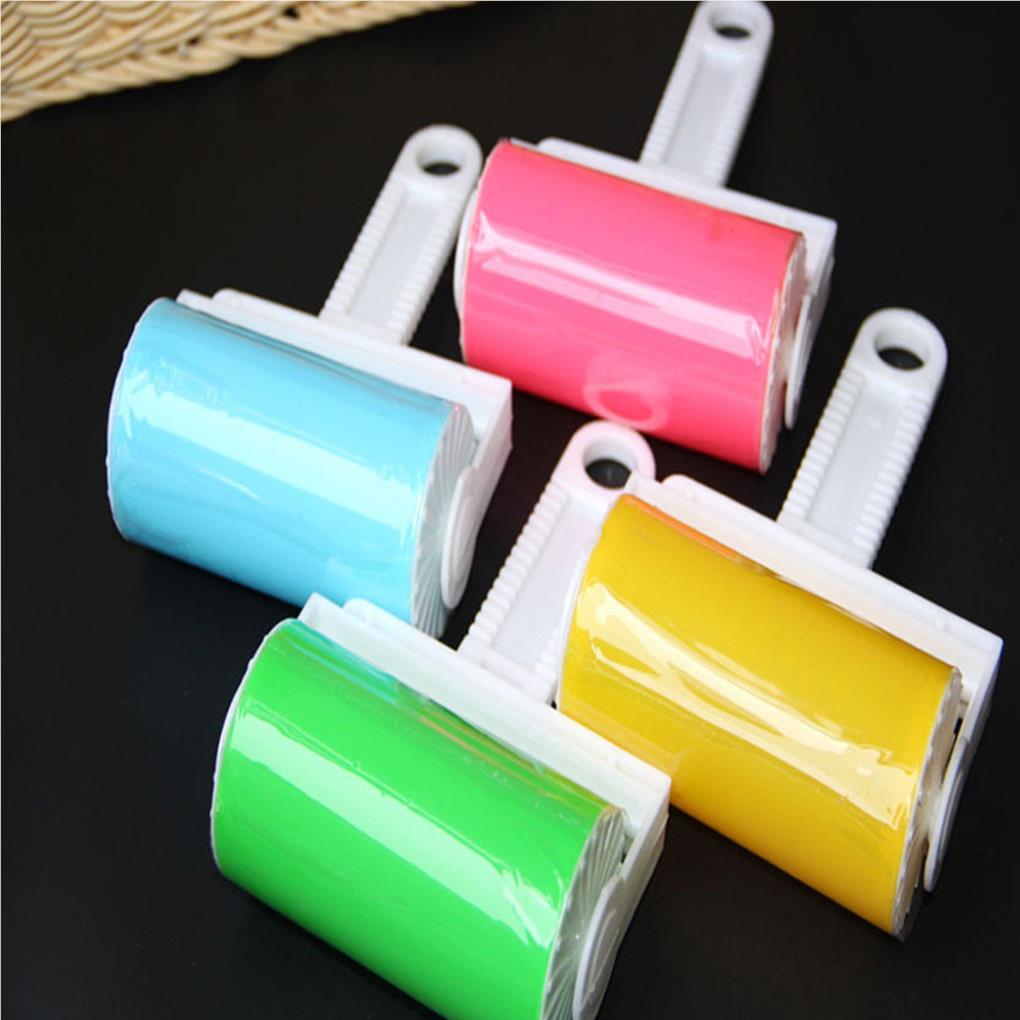 Portable Lint Roller Blanket Sofa Curtain Pet Hair Remover Clothes Trousers Reusable Fuzz Removal Dust Wiper Tool