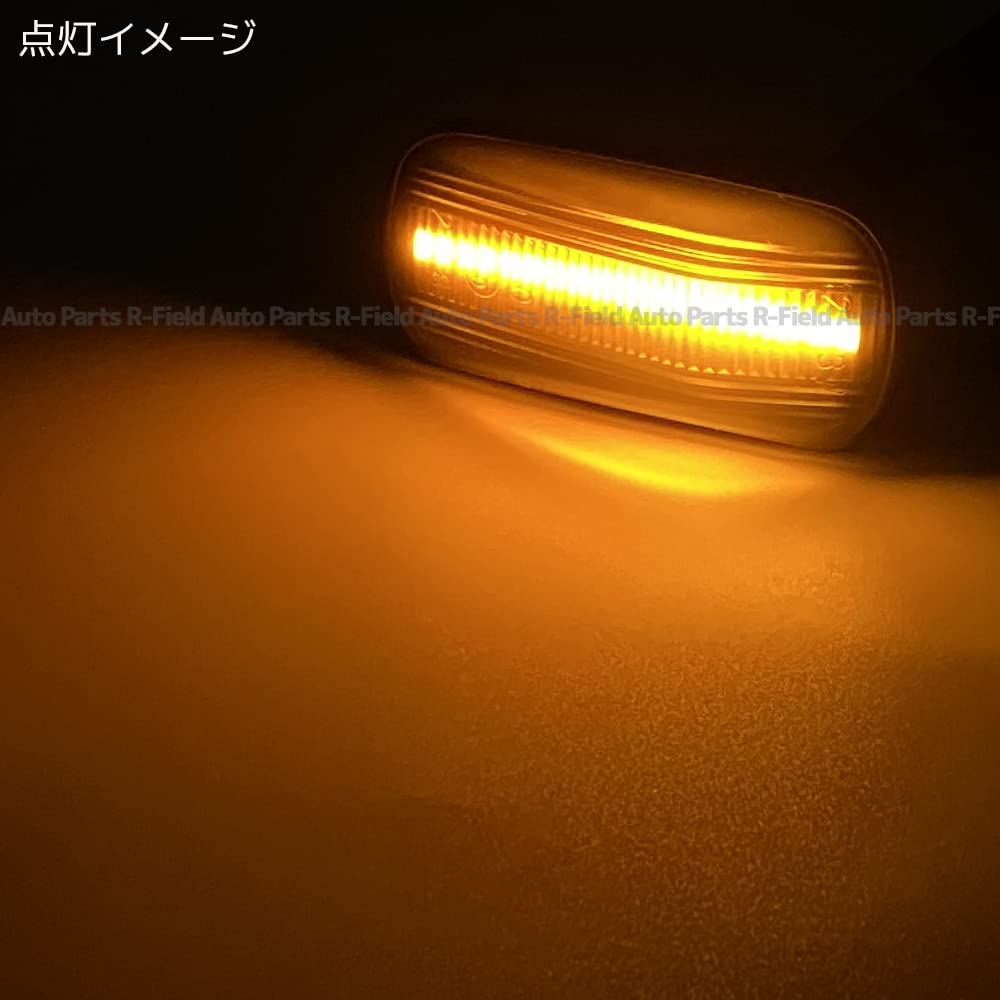 R-Field LED Side Marker, Smoke Lens, Flashing Type, Built-in Anti-Hifra Resistor, N-BOX (JF1/JF2), N-VAN (JJ1/JJ2), N-WGN (Jh1/JH2/JH3/JH4), Etc