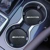 2pcs Car Water Cup Pad Holders Non-slip PUFor Mercedes Benz AMG W203 W204 W206 W220 W205 W211 W212 W201 W168 E300L GLC V8 GT SLK