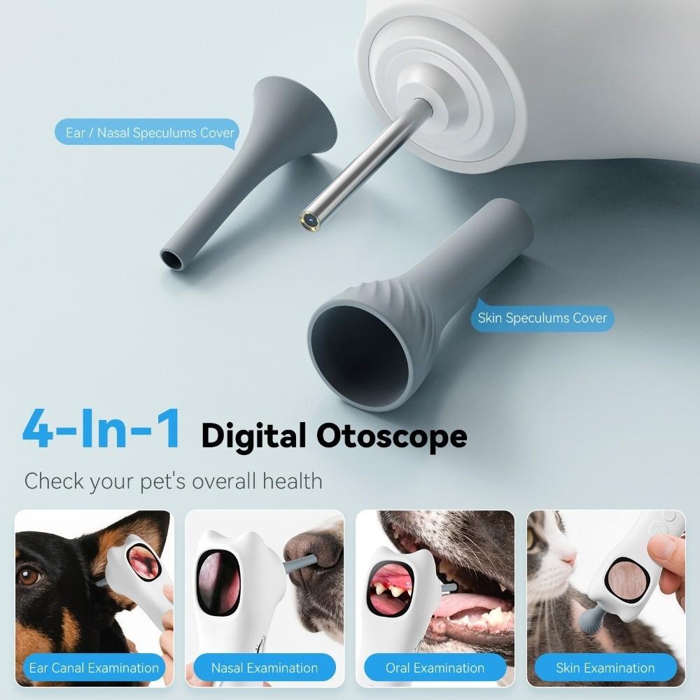 1080P HD Ear Camera 1.21 Inch IPS Screen Visual Ear Care Durable Smart Detector  Ear Care