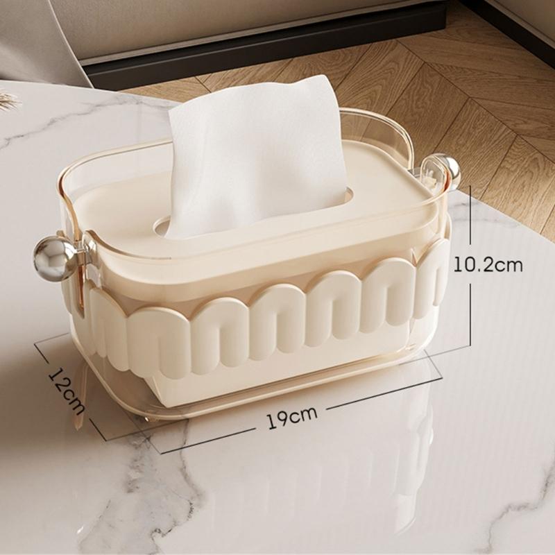 Versatile Tissue Storage Box Covers with Elegant Designs Home Accessory for Household Decoration Office and Car Storage