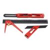 3PCS Set Multifunctional Combination Angle Ruler 45 Degrees  90 Degrees  Aluminium Alloy Multi Angle Scribing Ruler for