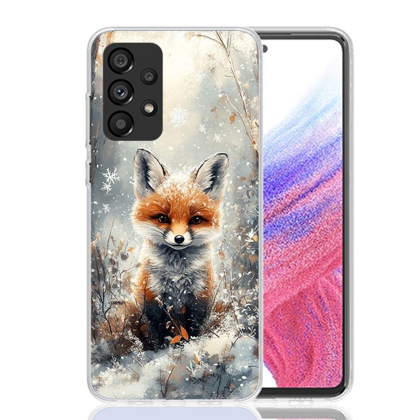 Animal Fox Phone Case for Samsung Galaxy A17 A16 A15 A14 A13 A57 A56 A55 A54 A53 A37 A36 A35 A34 A33 A26 A25 A24 A23 Galaxy A16