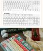 MOA New Year Snowflake Themed PBT Keycaps - Dye-Sublimation Mechanical Keyboard Gift Set, USB Compatible.