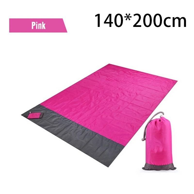 Waterproof Pocket Beach Blanket Folding Camping Mat Mattress Portable Lightweight Mat Outdoor Picnic Mat Sand Beach Mat