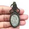 Jasper Macrame Handmade Necklace Gemstone Jewelry Thread 20-36''Ad Pendant