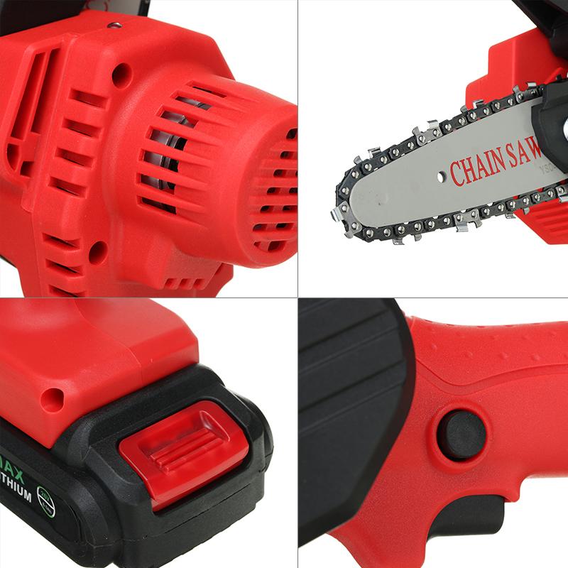 2PCS Lithium Battery Cordless Electric Pruning Saw 26V Rechargeable Mini Electric Saws Woodworking Electric Saw Garden Logging New