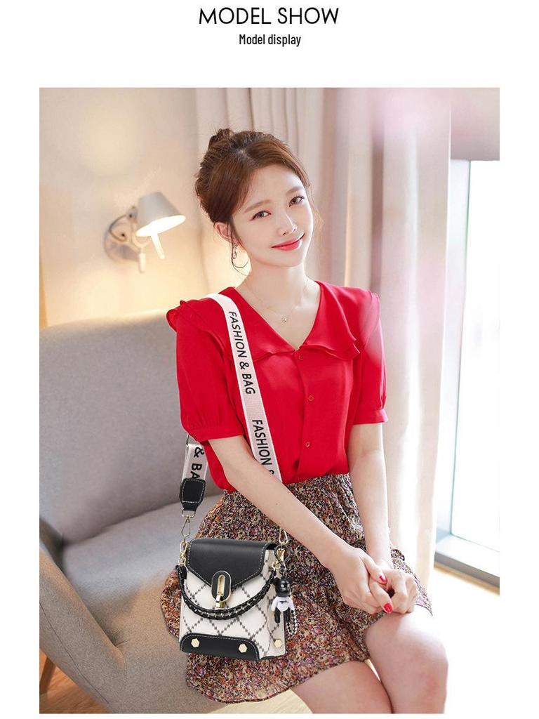New Korean Style Summer Fashion Mini Crossbody Bag - Women's Versatile Small Square Phone Bag