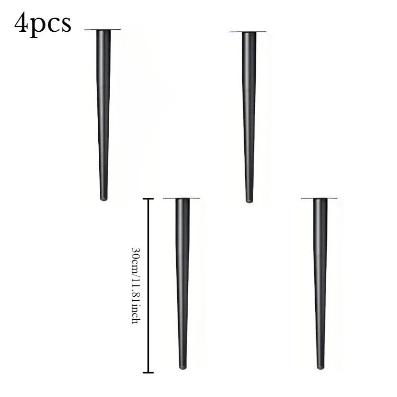 

4pcs Furniture Leg Accessories Furniture Legs Metal Furniture Legs Replacement Living Room Bedroom Table Cabinet TV Stand Feet