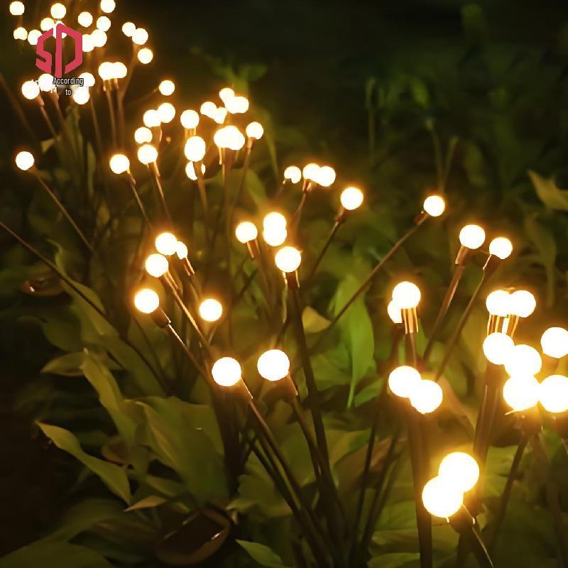 Firefly Solar Garden Lights: Waterproof Outdoor Villa and Lawn Decor
