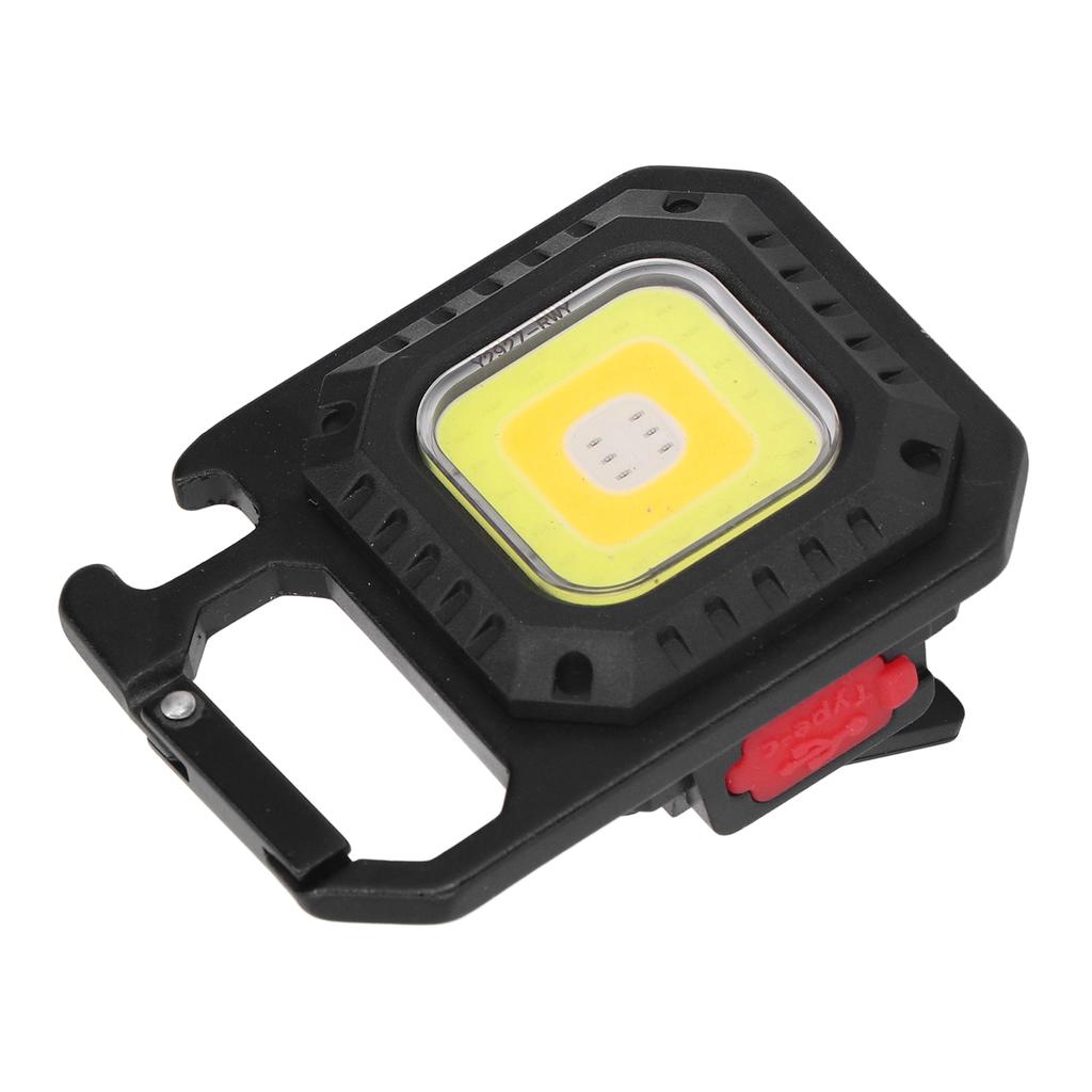 COB Small Flashlights Rechargeable Portable Mini Pocket Lights with Folding Triangle Bracket for