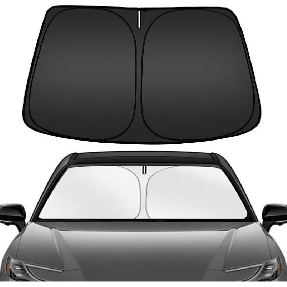 ARISMOTOR Windshield Sun Shade For Hyundai Kona 2024-2025 2026,  Fit Foldable Front Window Sunshade Sun Visor Protector, Block UV Rays Keep Your Car