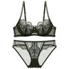 Sexy Lace Women's Underwear Ultra-thin, Light and Breathable, Large Breasts, Large Size Bra, Women's Bra .