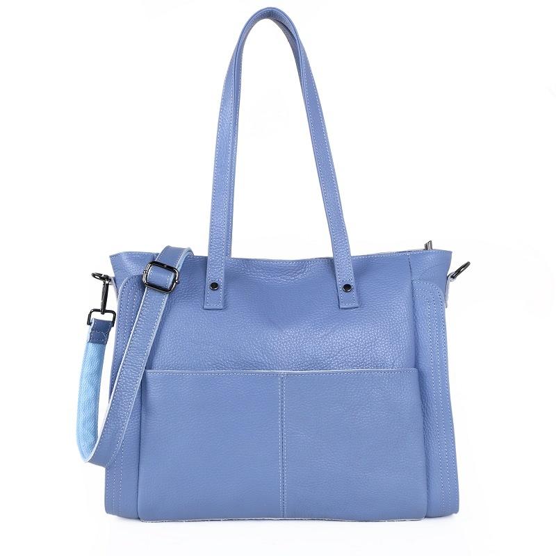 Women'S Bag Autumn And Winter Handbag First Layer Leather Shoulder Bag Messenger Bag Large Capacity Tote Bag