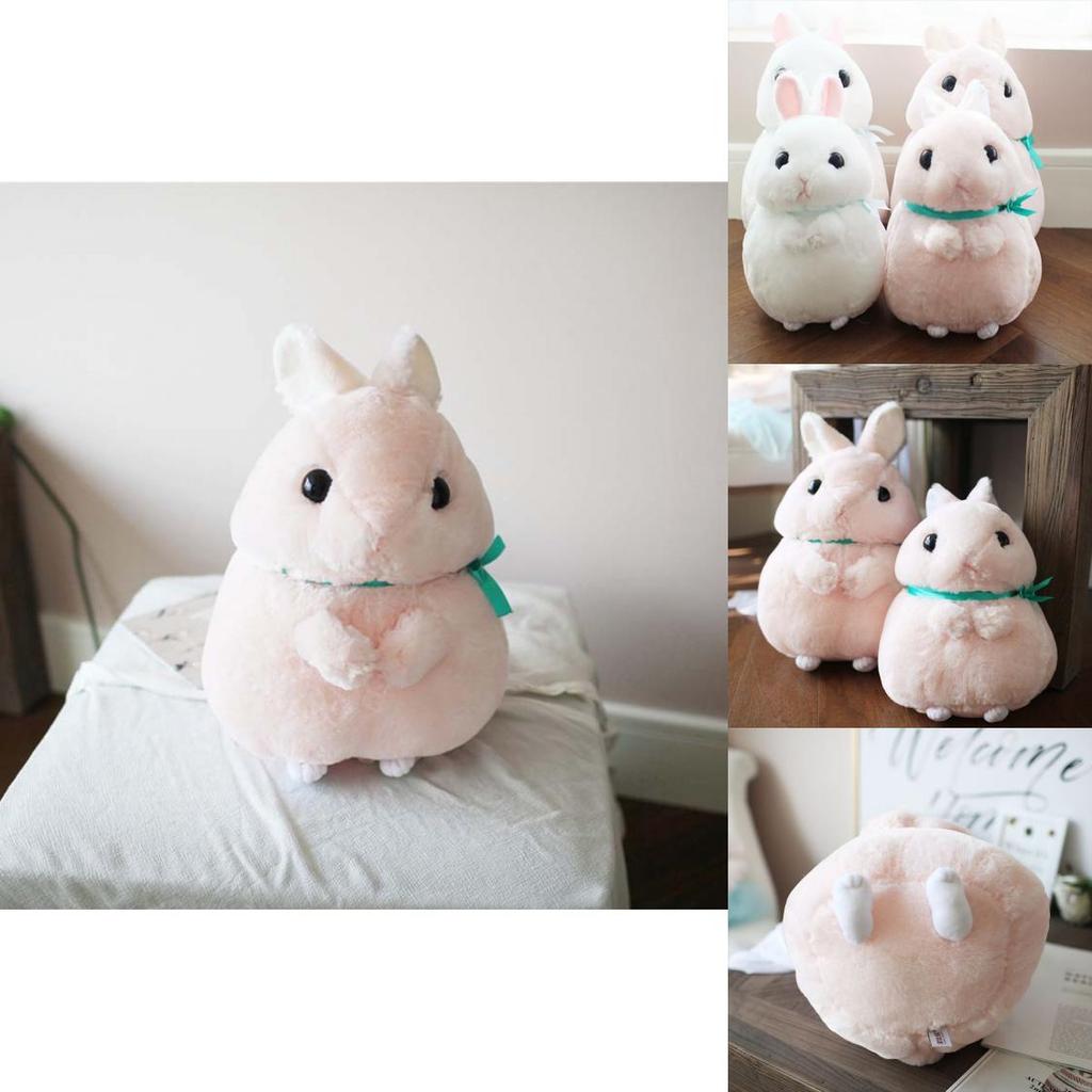 Adorable Cute Kids Baby Plush Soft Bunny Pink White Rabbit Doll Toy Gift For All Ages