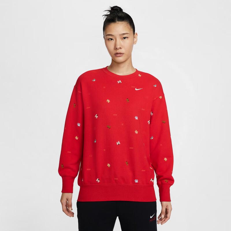 

Женский красный свитшот Nike XL