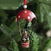 Elk Christmas Parachute Pendant Wrought Iron Christmas Hot Air Balloon Pendant Delicate   New Year