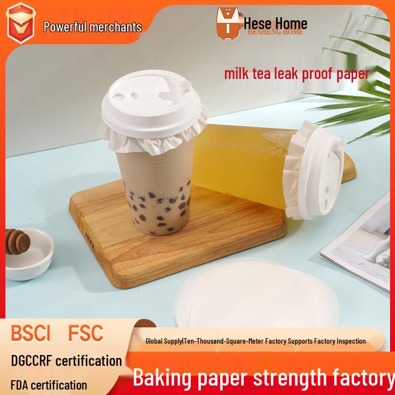 Leak-Proof Milk Tea and Coffee Silicone Oil Paper Sealing Pads
