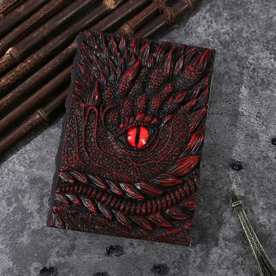 Yousheng Dragon Eye 3D Reliéfní Deník Doplňovatelný Cestovní Zápisník Vintage Prázné Strany Zápisník pro Skicování Kaligrafii