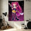 Kpop Demon Hunters Wall Tapestry Aesthetic Wall Hanging Printed Fabric Blanket Decorative Tapestries For Bedroom Living Room Home Decor