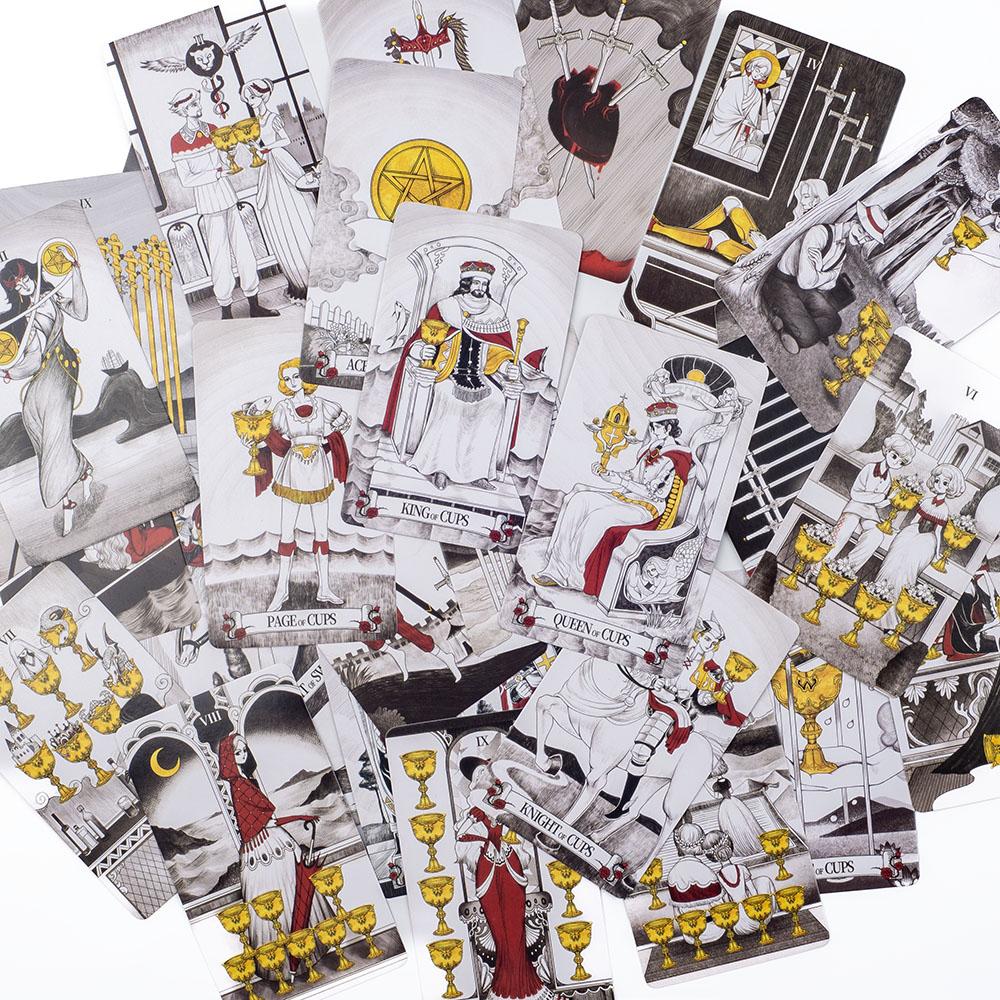 Secret Mirror Tarot 80 Cards Family Gathering Divination Deck English Version Board Game