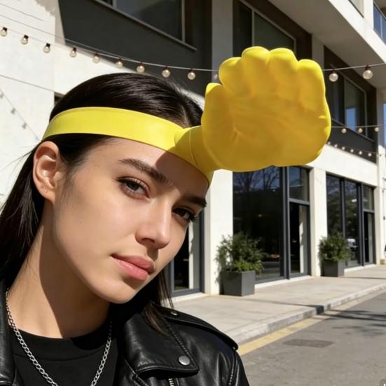 3D Printed Hand Sun Hat UV Protection Hand Shaped Visor Cap Lightweight Summer Outdoor Travel Cycling Giant Palm Sun Cap