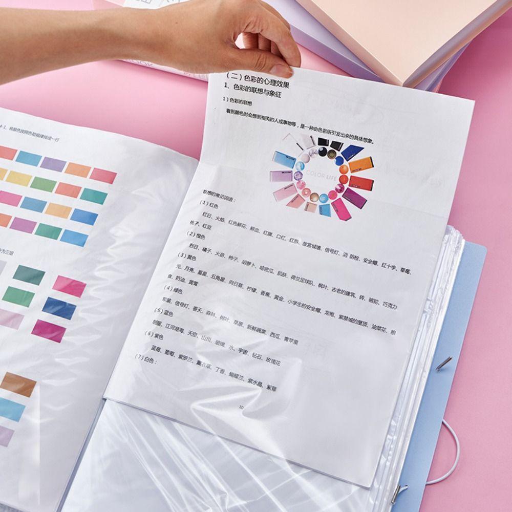 Dustproof A4 File Paper Folder Fashion Information Bag Durable Document Holder Students