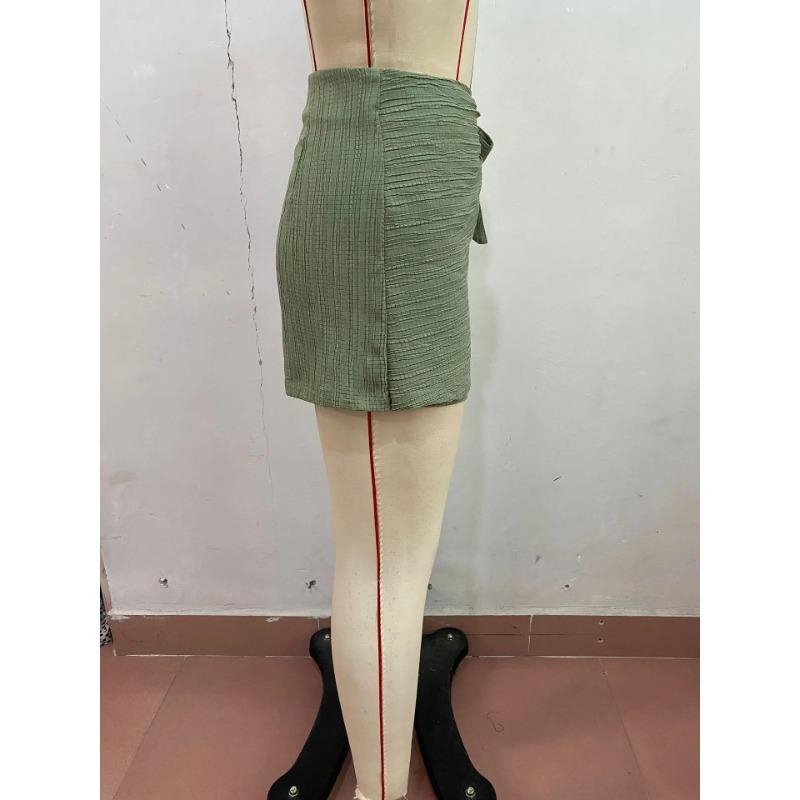 Casual Color Skirt Pants Women High Waist Texture Sensation Simple Design Comfortable Fit Trousers