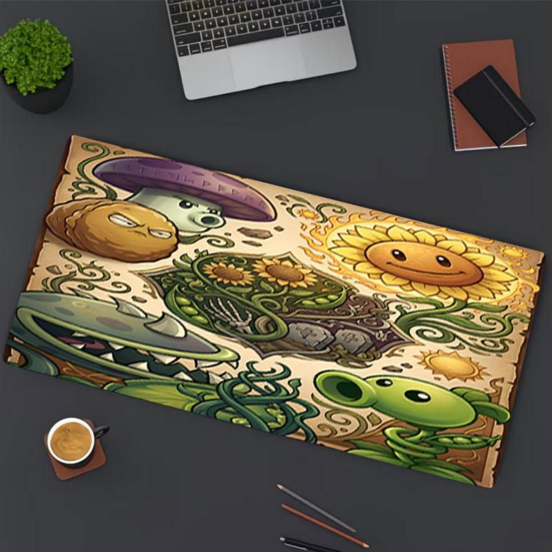 Plants vs. Zombies Print Mouse Pad, for Keyboard Pad Laptop PC Mat for Office Home Use, Desk Decor, Perfect Birthday Gift for Gamers