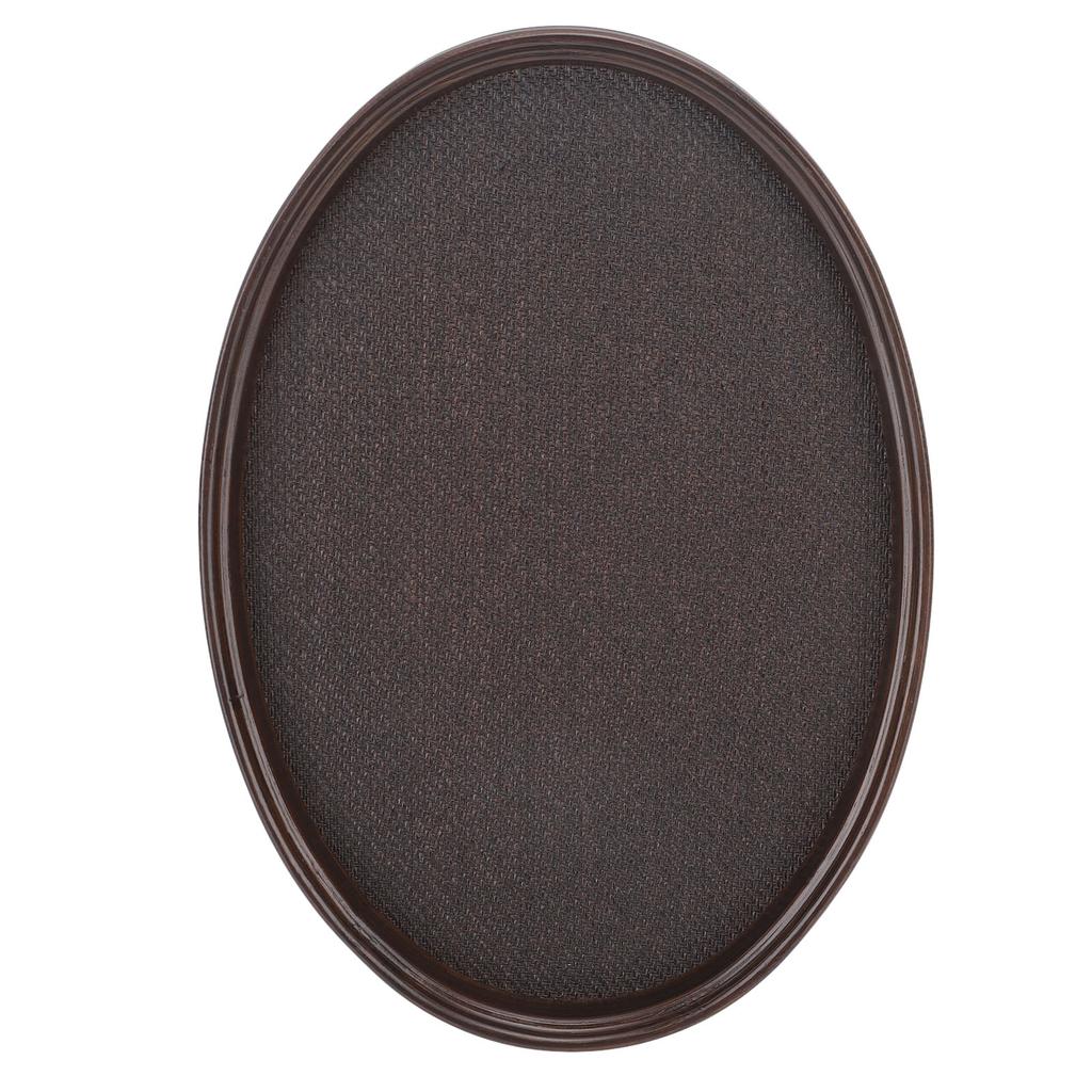Tea Tray Bamboo Wood Serving Tray Large Space Japanese Minimalist Vintage Serving Board for Tea Dessert Food Dinner Oval