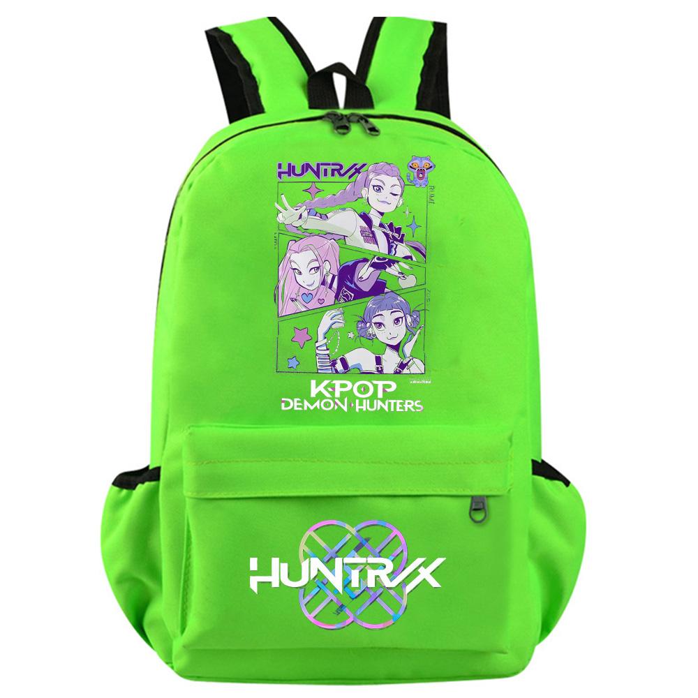 Anime Cartoon Kpop Demon Hunters Printed Backpack for Teenager Student Girl Boy Bookbag Schoolbag Women Large Capacity Travel Bag Kid Gift Mochila