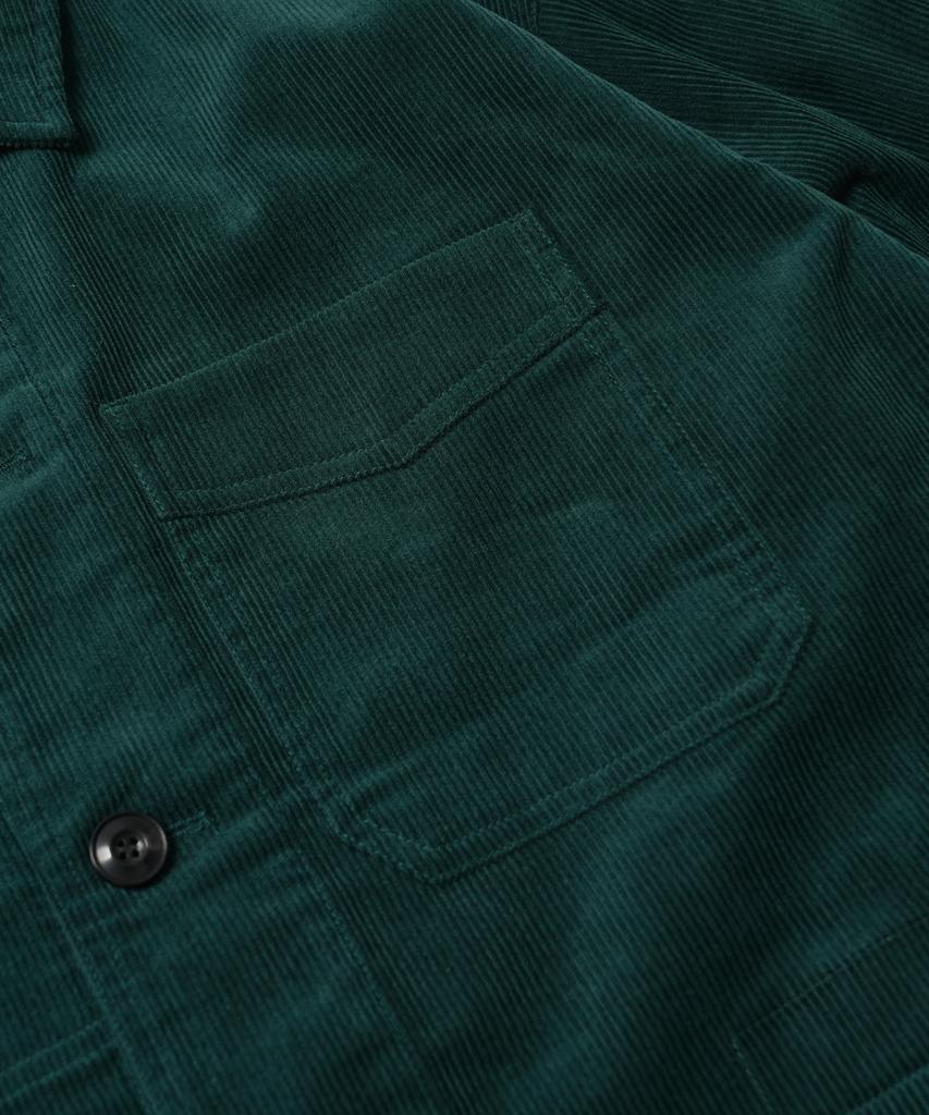 Frizmworks Corduroy Französische Arbeitsjacke _ Dunkelgrün