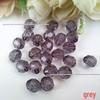 Transparent 6MM Faceted Acrylic Beads for DIY Crystal-Like Ornaments and Curtains