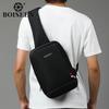 New men's breast bag business USB bag large capacity shoulder messenger bag casual outdoor men's bag
