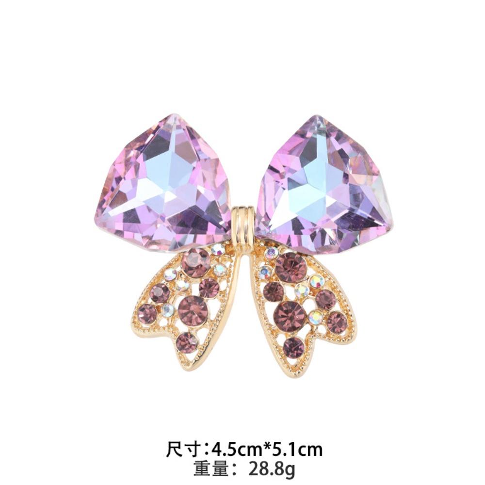 Korsage Schleife Brosche Anstecknadel Anti-Licht Kragenanstecker Damenbekleidung Zubehör