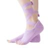 Lace-up Five Fingers Socks Dot Glue Toe Yoga Socks Simple Pilates Socks Women  Women