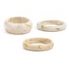 Ingemark 3er-Set Vintage Beige Harz Armreifen für Damen am Handgelenk 2026 Neuer Trend Boho Stapelbare Charm Armbänder Y2K Schmuck Geschenk
