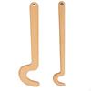 2x Wooden Pottery Throwing Tool Clay Rod Rim Forming for Beginners Ball